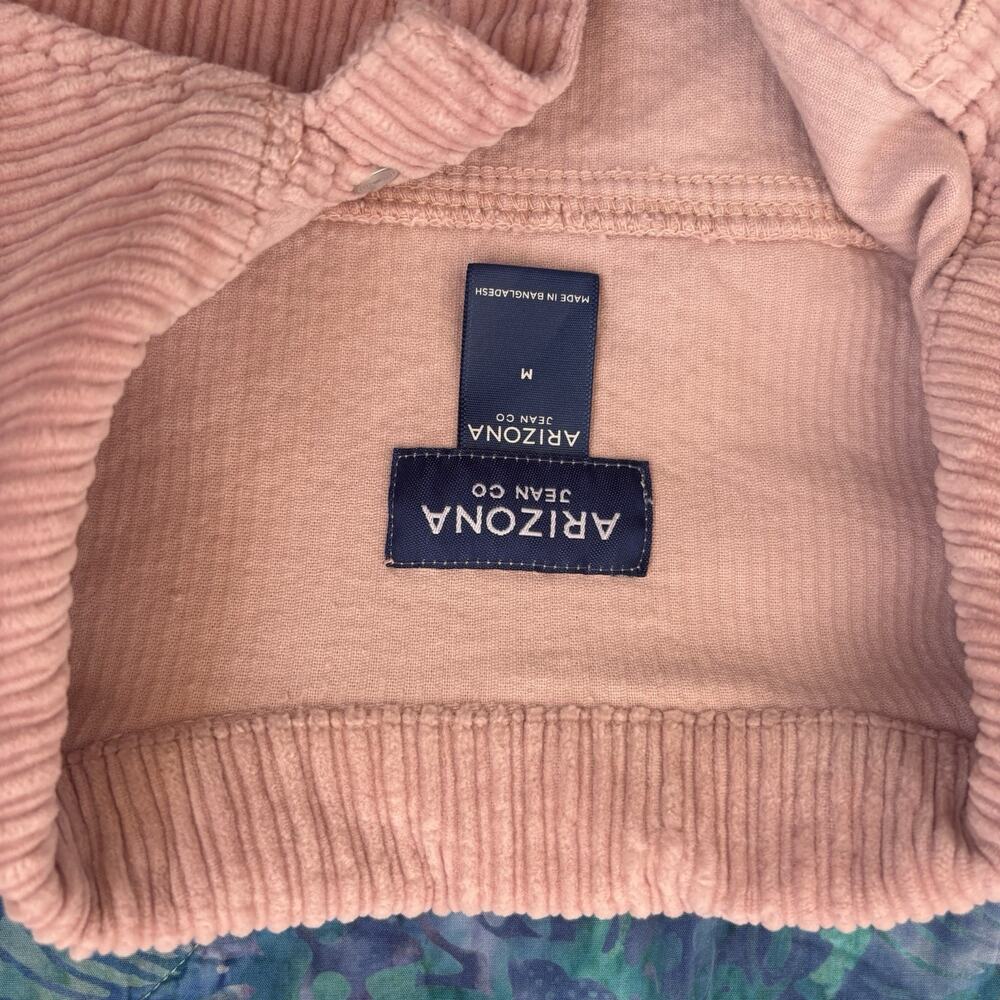 Womens Arizona Jean Co Corduroy Button Jacket Pink M Cotton Spandex - Picture 6 of 6